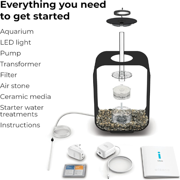 LED Aquarium Light Fixture Black Modern Design