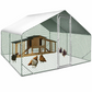 Chicken Coop Run 97 Sq Ft 3x3 Ft Galvanized Steel Wire Enclosure