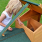 Rabbit Hutch with Run Enclosure 57x21x34 Inches - Large Outdoor Bunny Cage House