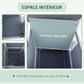 Weatherproof Outdoor Cat House Durable Pet Shelter for Cats