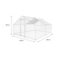 12 sq ft Chicken Coop Run 4x3 ft Galvanized Steel Wire Mesh Pen Enclosure