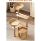 Cat Tree Tower with Sisal Scratching Post - Cat Condo and Scratcher Furniture