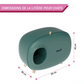 60x38x45 cm Cat Litter Box Enclosed Covered Cat Toilet House Pet Litter Pan