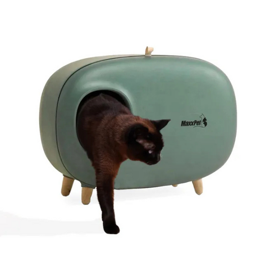 60x38x45 cm Cat Litter Box Enclosed Covered Cat Toilet House Pet Litter Pan