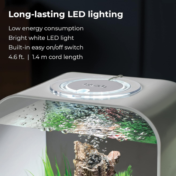 LED Aquarium Light Fixture Black Modern Design