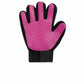 Dog Grooming and Massage Glove Soft Deshedding Brush Pet Hair Remover