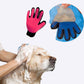 Dog Grooming and Massage Glove Soft Deshedding Brush Pet Hair Remover