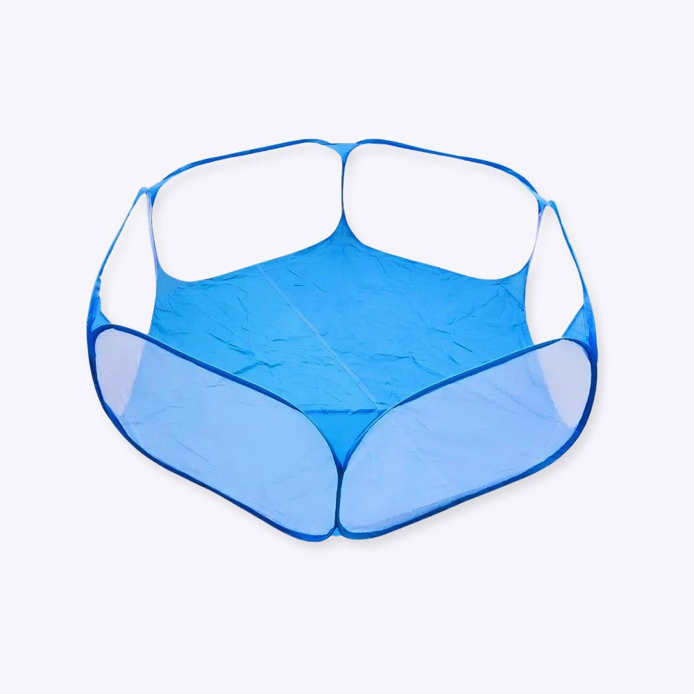 Foldable Dog Gate Pet Playpen Indoor Outdoor Fence Barrier