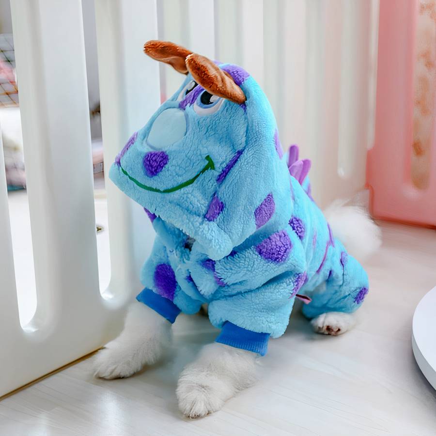 Cute Thick Hooded Dog Coat Warm Puppy Jacket