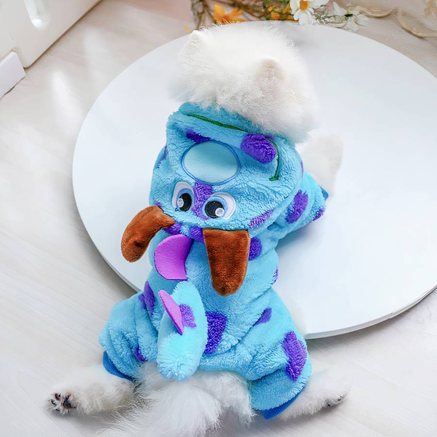 Cute Thick Hooded Dog Coat Warm Puppy Jacket
