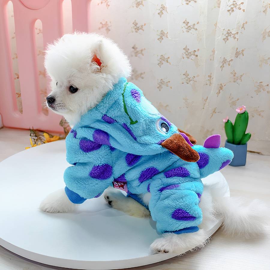Cute Thick Hooded Dog Coat Warm Puppy Jacket