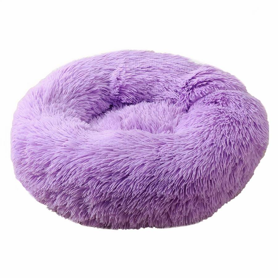 XXL Plush Round Dog Bed Extra Large Cozy Pet Basket