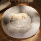 XXL Plush Round Dog Bed Extra Large Cozy Pet Basket