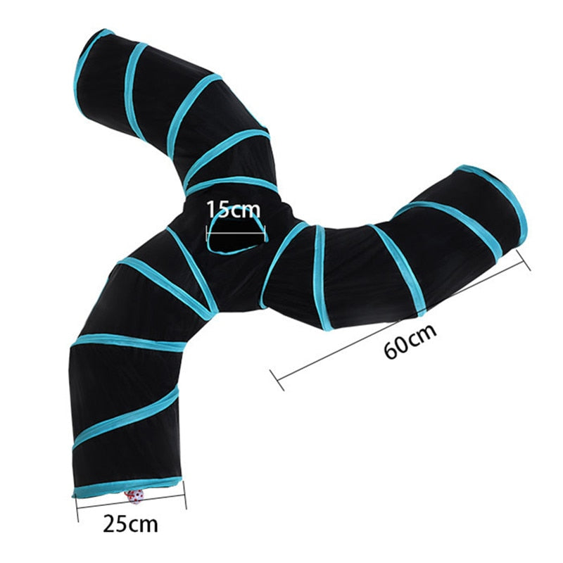Cat Tunnel Play Tube Interactive Toy for Cats and Kittens
