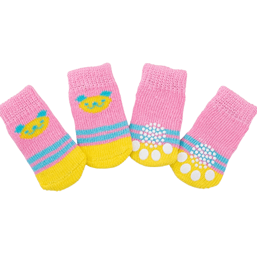 Dog Socks Pink Koala Cute Pet Footwear