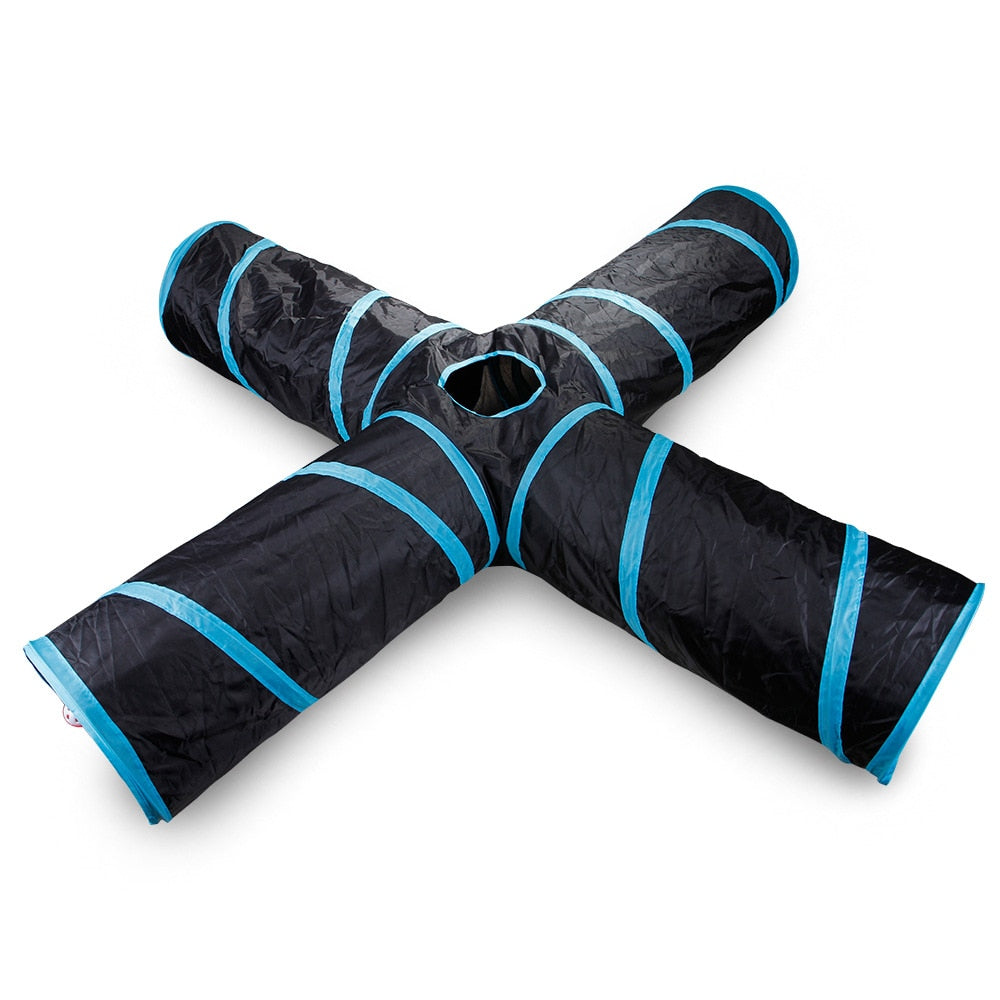 Cat Tunnel Play Tube Interactive Toy for Cats and Kittens