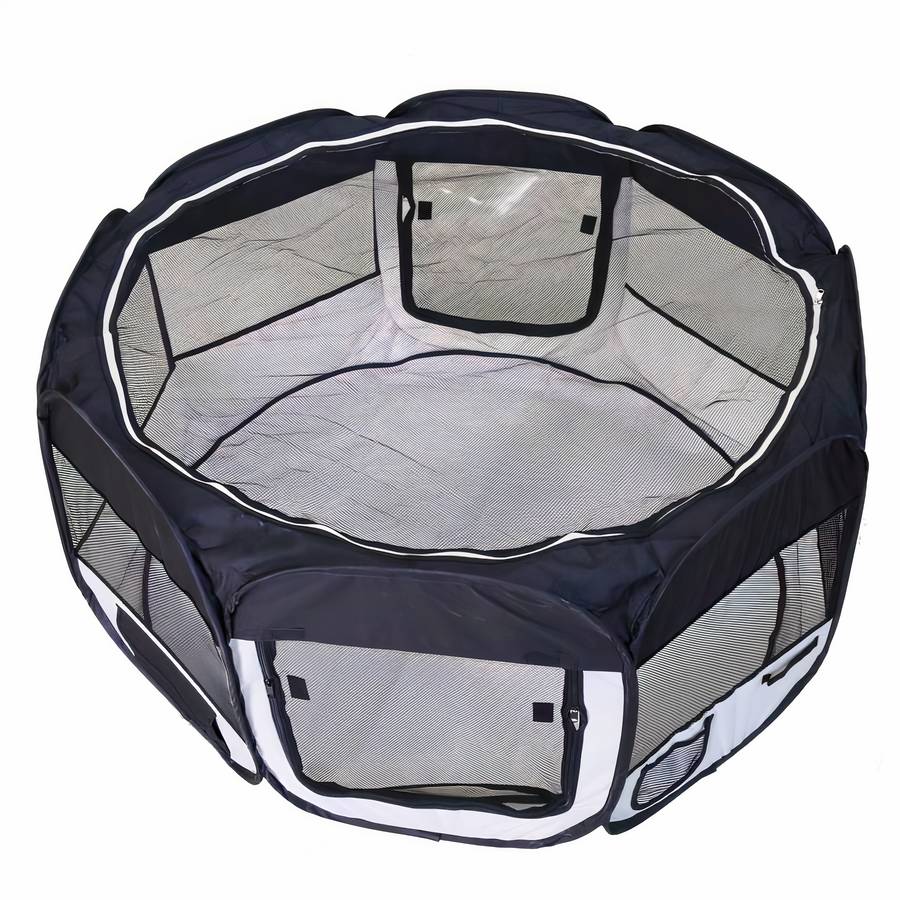 Foldable Octagonal Dog Tent Portable Pet Shelter Outdoor Canopy