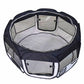 Foldable Octagonal Dog Tent Portable Pet Shelter Outdoor Canopy
