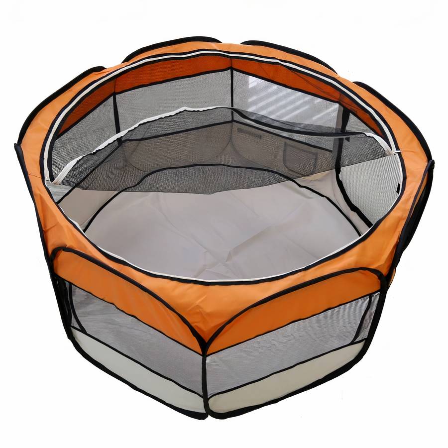 Foldable Octagonal Dog Tent Portable Pet Shelter Outdoor Canopy