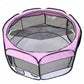 Foldable Octagonal Dog Tent Portable Pet Shelter Outdoor Canopy