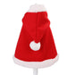 Santa Claus Cape Costume for Cats Christmas Pet Outfit