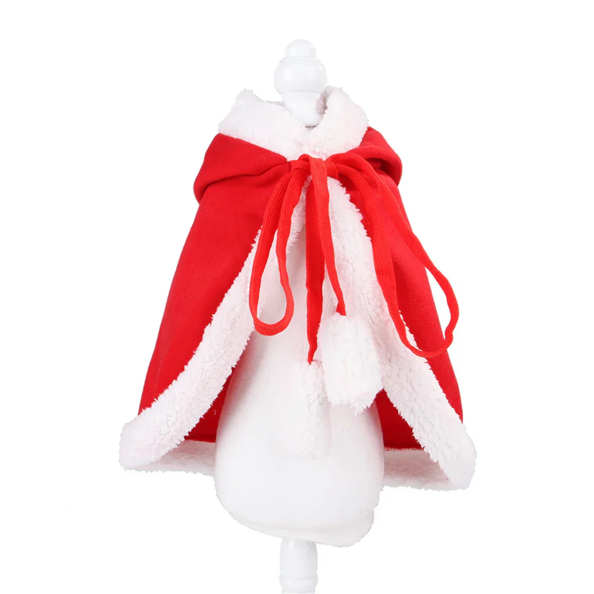 Santa Claus Cape Costume for Cats Christmas Pet Outfit