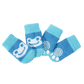 Dog Socks Non Slip Blue Frog Pattern Pet Sock Shoes