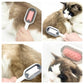 Double-Sided Cat Grooming Brush Soft and Firm Bristles for Shedding Control