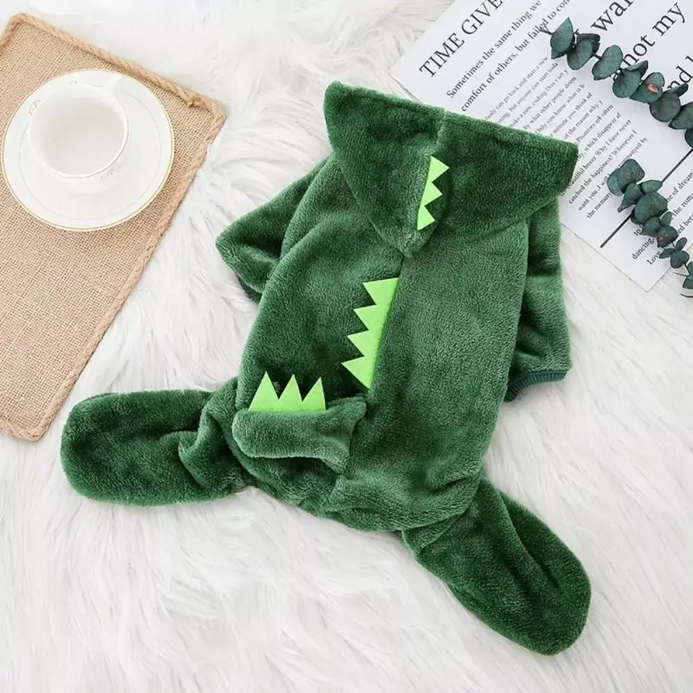 Dinosaur Hoodie Cat Costume Kids Animal Pajamas Onesie