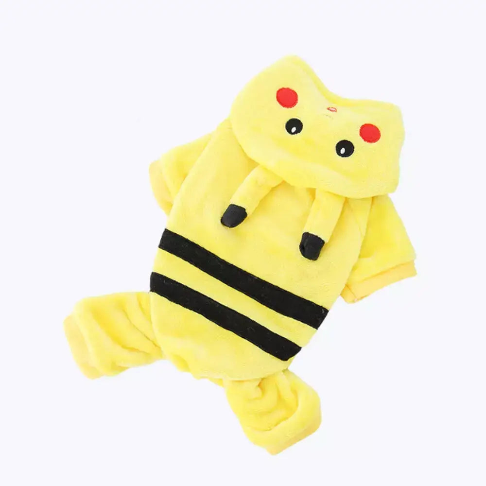 Pikachu Costume for Cat Cute Pokemon Pet Dress Up