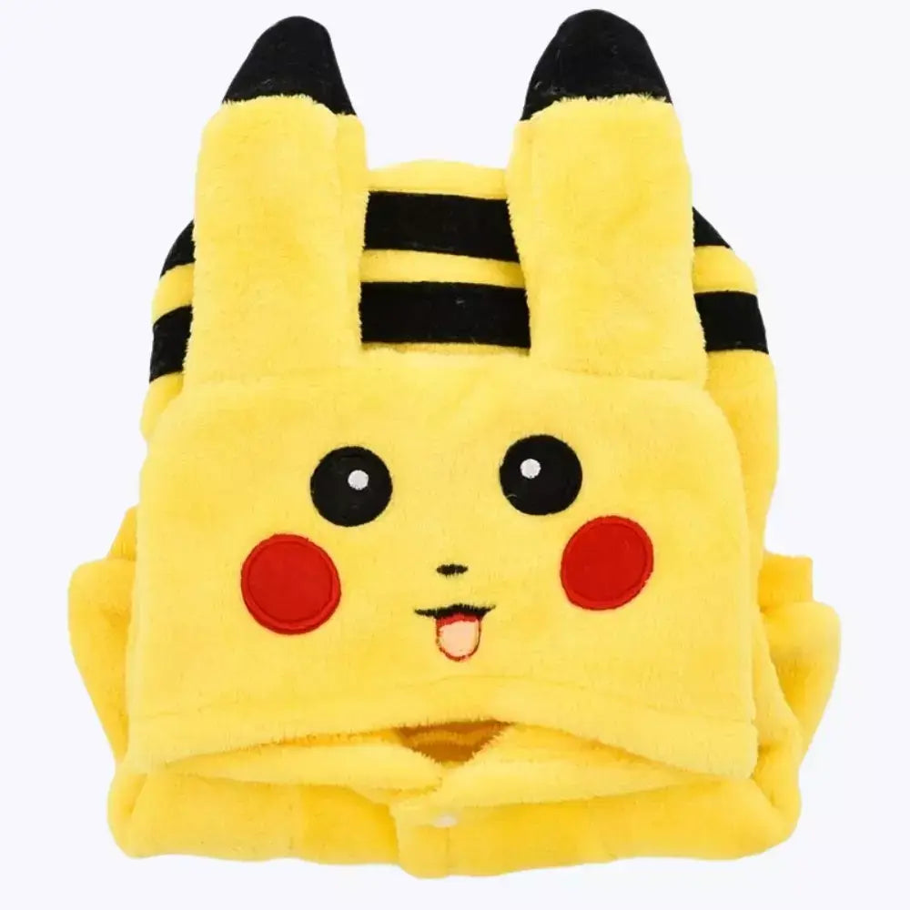 Pikachu Costume for Cat Cute Pokemon Pet Dress Up