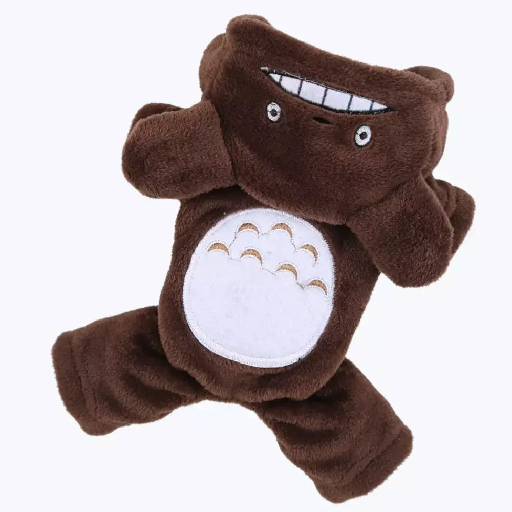 Fleece Cat Costume Soft Warm Pet Outfit for Cats