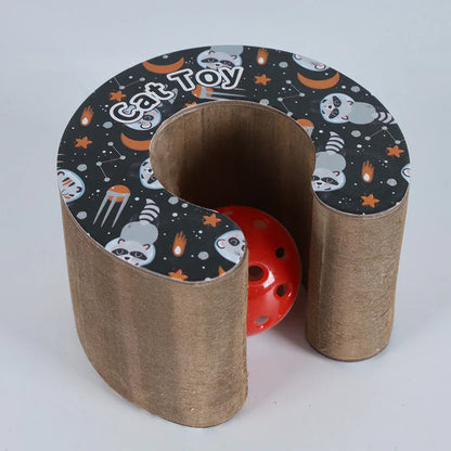 Cat Scratching Pad Cardboard Scratch Post for Cats Durable Scratcher Toy