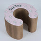 Cat Scratching Pad Cardboard Scratch Post for Cats Durable Scratcher Toy