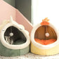 Soft Cat Bed Cozy Pet Basket for Cats Plush Cushion Pet Sleeping Basket
