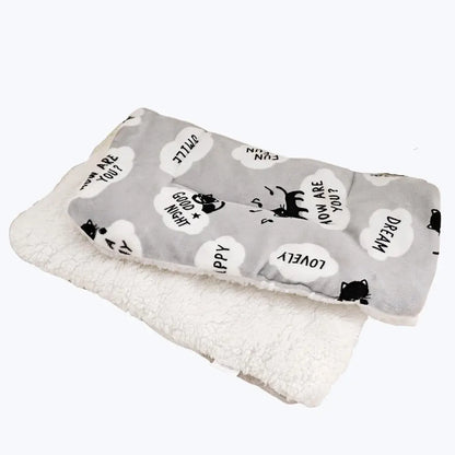 Cat Blanket Cozy Soft Warm Cover for Cats Pet Bedding