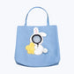 Animal Print Cat Tote Bag Animal Motif Reusable Carryall Bag