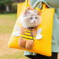 Animal Print Cat Tote Bag Animal Motif Reusable Carryall Bag