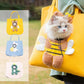 Animal Print Cat Tote Bag Animal Motif Reusable Carryall Bag