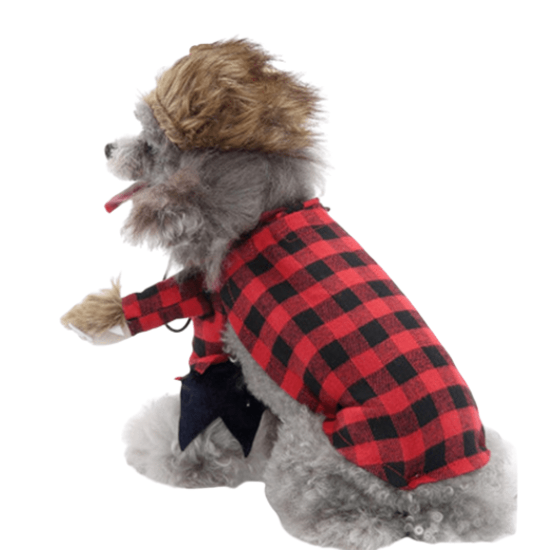Lumberjack Costume for Cats and Dogs Pet Halloween Outfit
