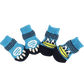 Dog Socks Duck Pattern Pet Footwear Protective Booties