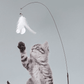 Cat Fishing Rod Toy with Suction Cup Interactive Cat Teaser Toy