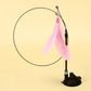 Cat Fishing Rod Toy with Suction Cup Interactive Cat Teaser Toy