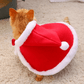 Santa Claus Cape Costume for Cats Christmas Pet Outfit