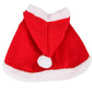 Santa Claus Cape Costume for Cats Christmas Pet Outfit