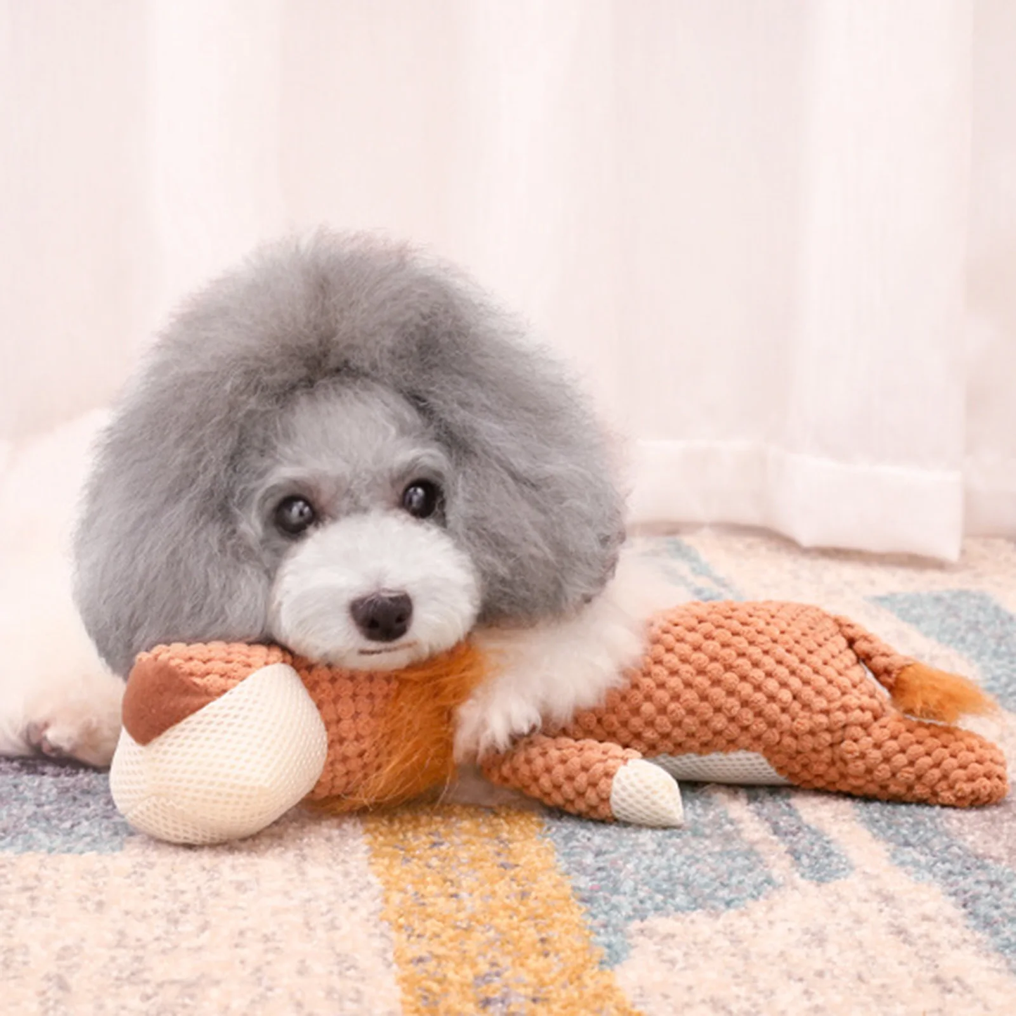 Ribbed Plush Sound Toy for Kids