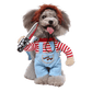 Chucky Costume for Dogs and Cats Halloween Pet Outfit