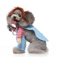 Chucky Costume for Dogs and Cats Halloween Pet Outfit