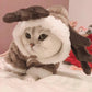 Fleece Cat Costume Soft Warm Pet Outfit for Cats