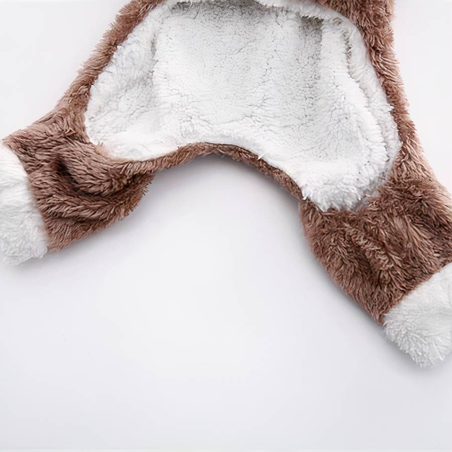 Fleece Cat Costume Soft Warm Pet Outfit for Cats
